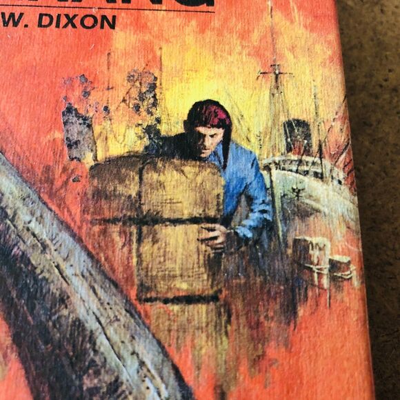 Vintage 1970 Hardy Boys Kids HC Book Bombay Boomerang Pentagon Mercury Mystery - Picture 11 of 16